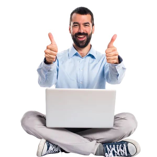 Sales team member using Kordic CRM